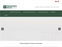 Tablet Screenshot of fernandezsecco.com